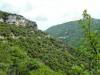 das ist die Gorge Nesques, Richtung Sault
